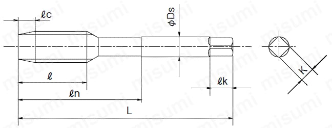 OSG EX-SC-SFT-OH3-M30X3.5 スパイラルタップ ショートチャンファー形 8320377 オーエスジー - 2