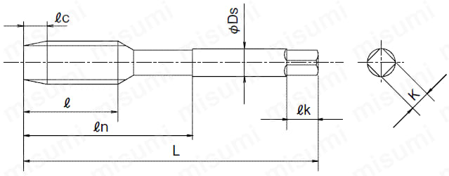 OSG スパイラルタップ軟鋼・深穴用１９７９１ MS-DH-SFT-OH4-M36 X 4