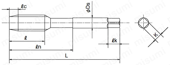 スパイラルタップシリーズ 難削材用 ロングシャンク CPM-LT-SFT