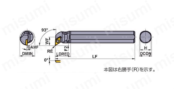 三菱マテリアル/MITSUBISHI ディンプルバー FSDQC1612R-07E-