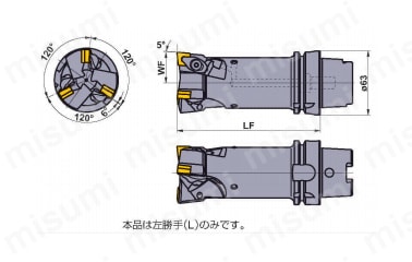 H63TH-DCLNL-L12-3の寸法図