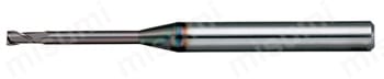 MHRH230 高硬度用2枚刃ロングネックエンドミル　製品特長関連画像
