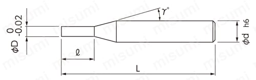 MSE430 無限コーティング 4枚刃エンドミル | 日進工具 | MISUMI(ミスミ)