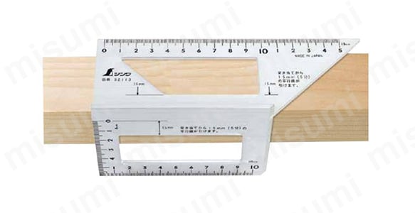 一発止型定規（アルミ・ポリカーボネード）:関連画像