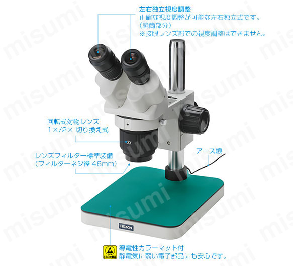 実体顕微鏡 L-51／L-514 | ホーザン | MISUMI(ミスミ)