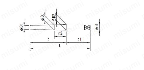 モールステーパーリーマ （ハンド用）仕上用 MTR-F | 栄工舎 | MISUMI