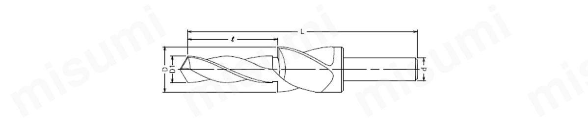 ドリル付沈めフライス（六角穴付ボルト用） | フクダ精工 | MISUMI(ミスミ)