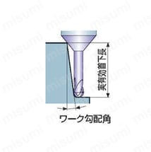 三菱マテリアル/MITSUBISHI グラファイト加工用2枚刃ダイヤモンド
