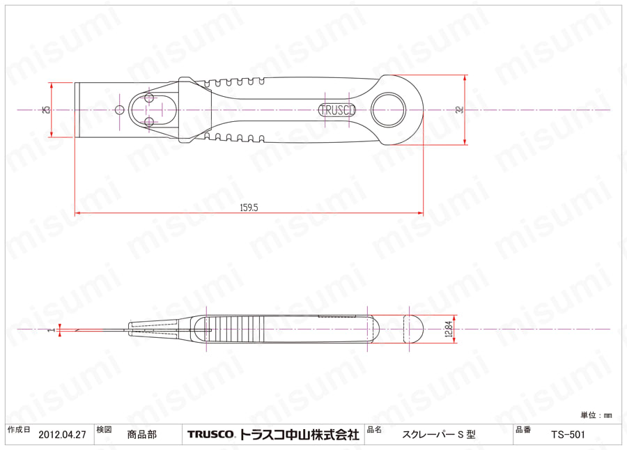スクレーパー TS | トラスコ中山 | MISUMI(ミスミ)