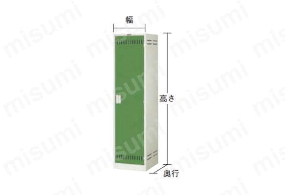 そうじ用具ケース 幅 455mm・608mm・880mmの外形図と寸法