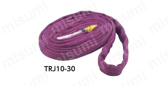 ＴＲＵＳＣＯ ラウンドスリング ＪＩＳ規格品 5．0ｔＸ3．5ｍ TRJ50-35
