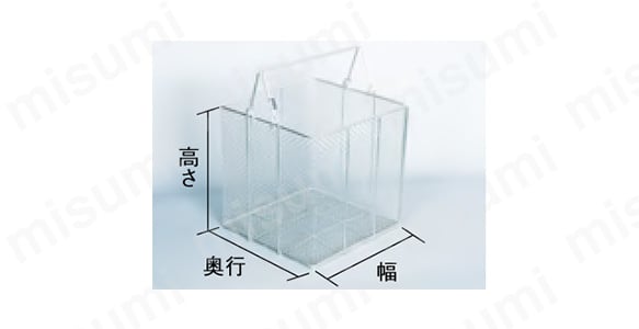 ステンレス洗浄カゴ 角型・角型テーパ付 | 三和化研工業 | MISUMI(ミスミ)