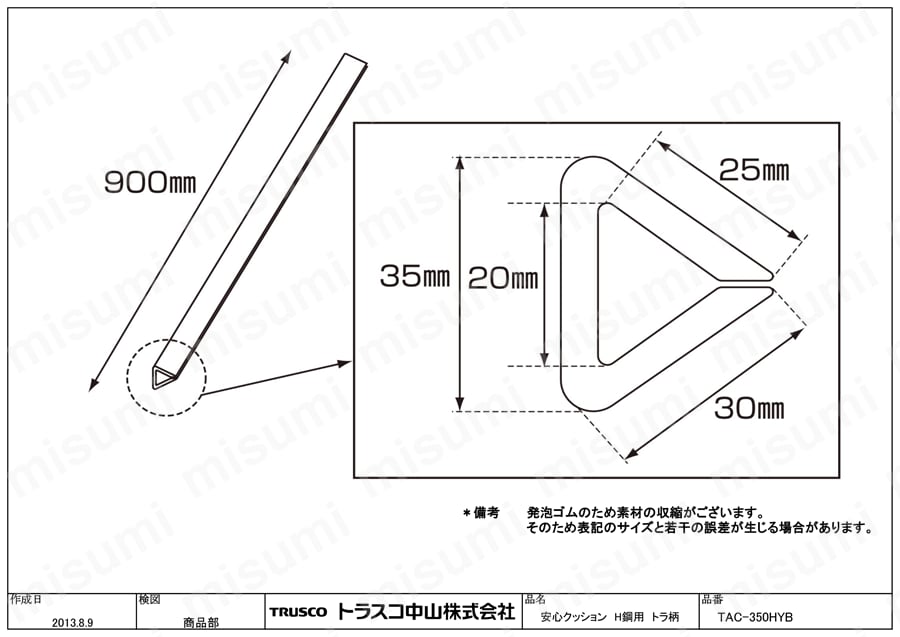 エスコ ケーブルプロテクター(5溝) 417.6x914x40.4mm 1個 EA983PC-5 - 1
