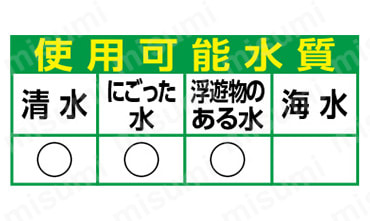 使用可能水質