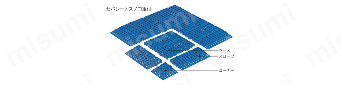 セパレートスノコ | 岐阜プラスチック工業 | MISUMI(ミスミ)