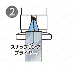 フラット鈑金ハンマー(横ナラシ) 使用例02