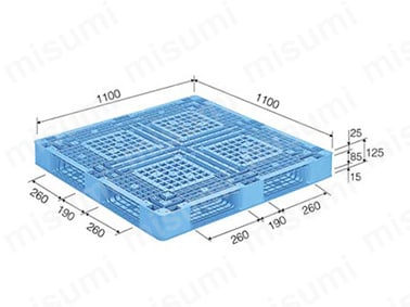 プラスチックパレット（平置キ段積ミ使用限定・軽量タイプ） | 三甲