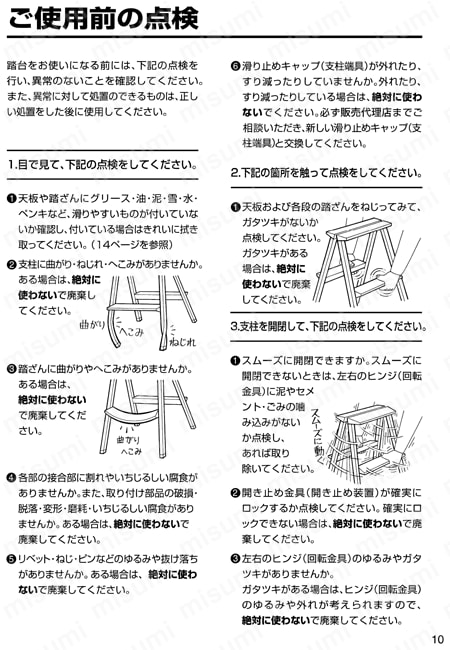 TAF-3 | アルミ製踏台（軽作業用・脚カバー付） | トラスコ中山