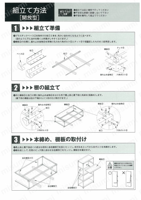 軽中量棚 TLA型 用背板 | トラスコ中山 | MISUMI(ミスミ)