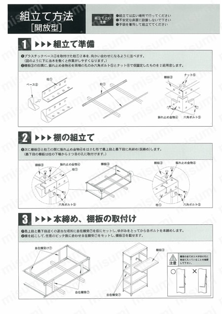 G-6W-NG | 軽中量棚 TLA型 用側板 | トラスコ中山 | ミスミ G-6W-NG | 軽中量棚 TLA型 用側板 | トラスコ中山 | ミスミ