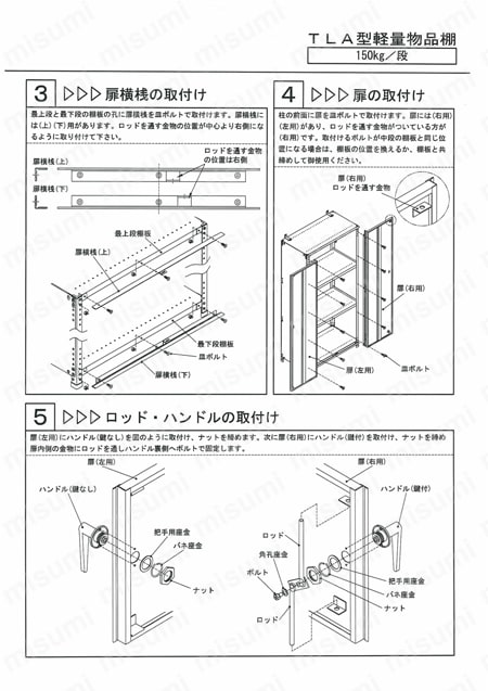 軽中量棚 TLA型用追加棚板 | トラスコ中山 | MISUMI(ミスミ)