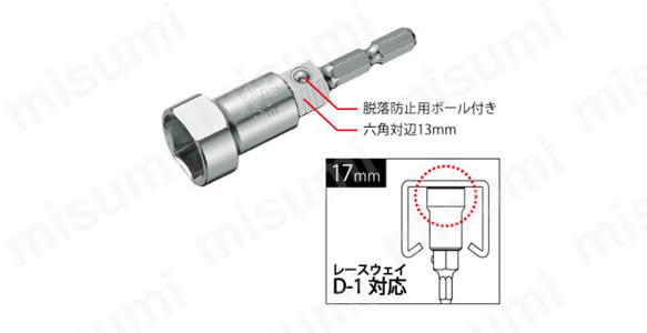 レースウェイ用ソケット付ラクラッチ:関連画像