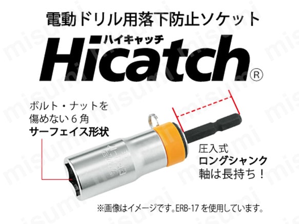 電動ドリル用落下防止ソケット(ストラップ付):関連画像