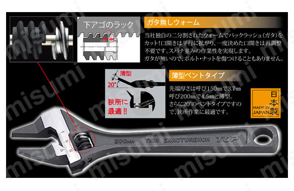 薄型イグザクトレンチ（ベントタイプ）:関連画像