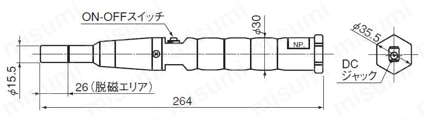 KMDP-16A カネテック ペン型脱磁器 脱磁器-