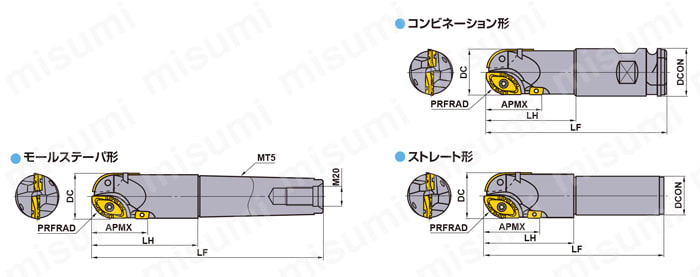 型番 | SRM2形ボールエンドミル | 三菱マテリアル | MISUMI(ミスミ)
