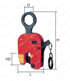 縦吊りクランプ（使用荷重0.5～5t） | 象印 | MISUMI(ミスミ)