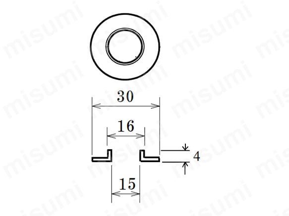 付属品15mm穴用アダプター