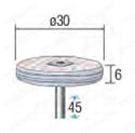 積層ソフトバフ （軸径3mm） 53788外形図