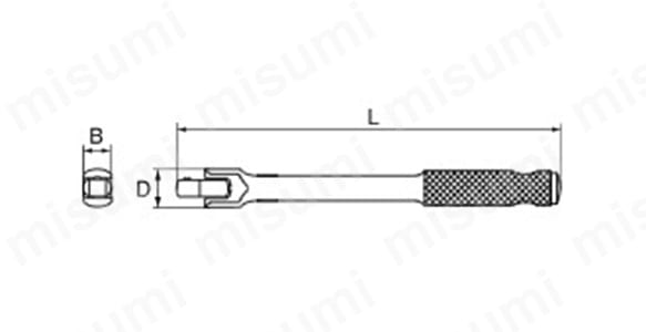 ソケットレンチセット（6角タイプ・差込角12.7mm） VJS4 | 旭金属工業