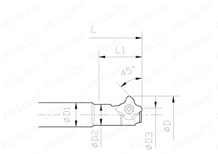 補用　ST10-RC061B-15　機械　工作　大昭和精機:Rカッター　機器-