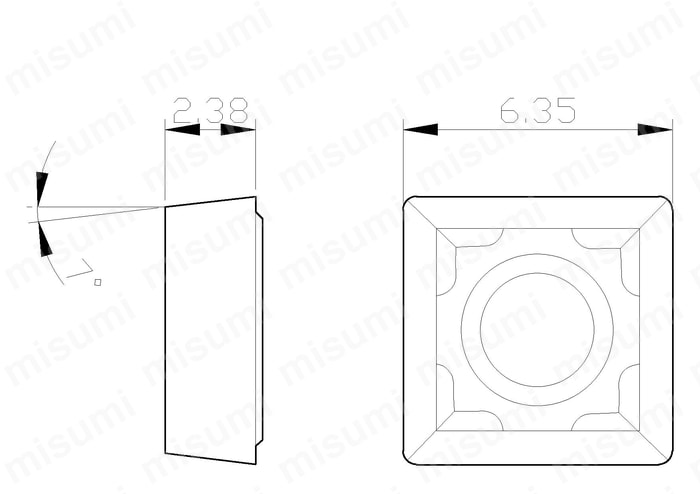 SCGM120408FLA-H1 | スローアウェイチップ(SC06~SC12) | 大 SCGM120408FLA-H1 | スローアウェイチップ(SC06~SC12) | 大