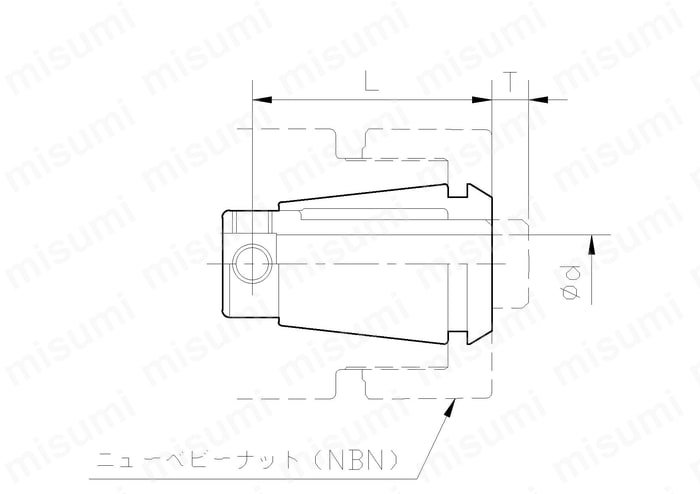 大昭和精機:タップコレット NBC13-M5 工具 コレット-