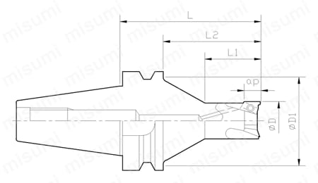 BBT40-FCM40114-120 | フルカットミル（FCM型標準タイプ） | 大昭和