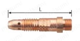 コレットボディー（溶接トーチ用）ワイヤ径1.6～3.2mm TEB00091外観図