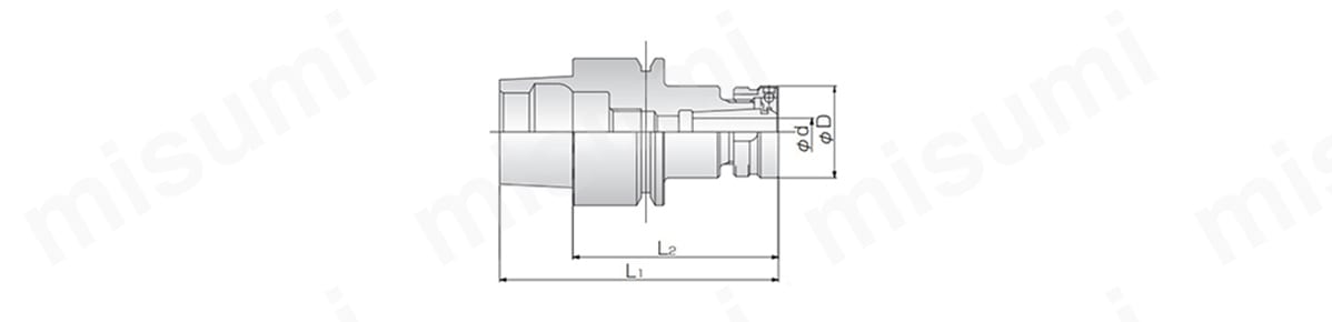 HSK40E-SGC16-90 | HSK40E スーパーG1チャック | ユキワ精工 | ミスミ