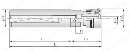 S32-NDC16-180 | ストレートシャンク ニュードリルミルチャック
