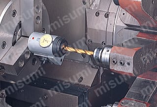 ハイトプリセッタ ダイヤルゲージ式　NC旋盤での使用例