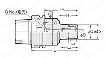 HSKメジャードリームホルダ 外形図