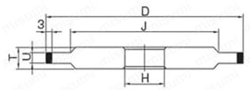 レジンストレートBS 外形図2