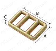 トメロン金具 TARタイプ外観図