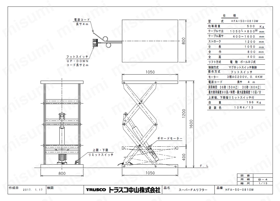 HFA-50-0810W