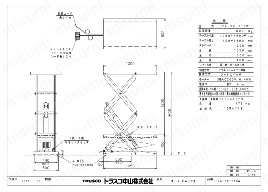 HFA-50-610W