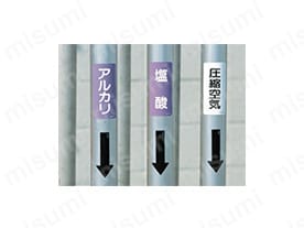 JIS配管識別ステッカー　水関係:関連画像