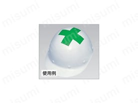 ヘルメット用十字ステッカー:関連画像