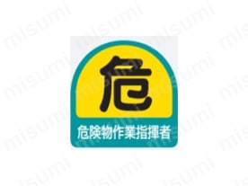 「表示内容：危 危険物作業指揮者」